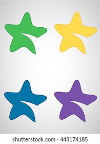 Star icon vector.