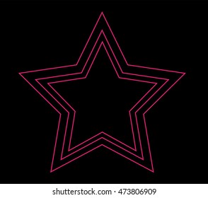 Star icon vector