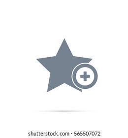 Star icon vector.