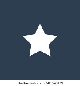 Star icon vector