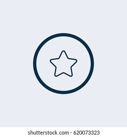Star icon vector