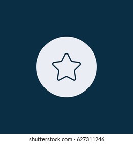 Star icon vector