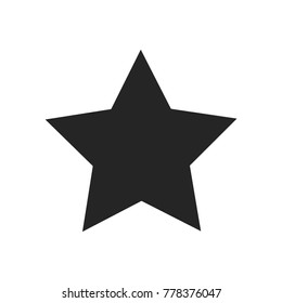 Star icon vector