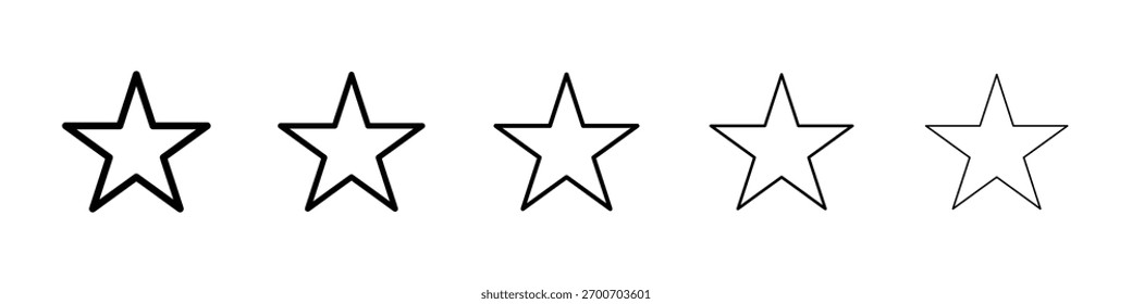 Star icon Vector Art Illustration