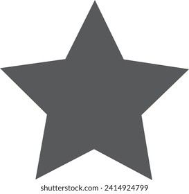 Star icon vector asset illustration 