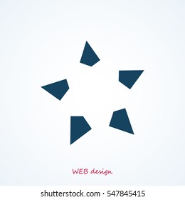 star icon, vector best flat icon, EPS