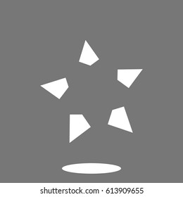 star icon, vector best flat icon, EPS