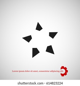 star icon, vector best flat icon, EPS