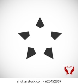 star icon, vector best flat icon, EPS