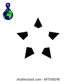 star icon, vector best flat icon, EPS