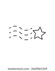 star icon, vector best line icon.