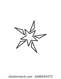 Icono de la estrella, el mejor icono de la línea del Vector.