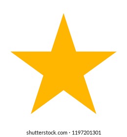 Star icon vector. Classic rank isolated. Trendy flat favorite design. Star web site pictogram, mobile app .