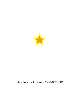 Star icon vector. Classic rank isolated. Trendy flat favorite design. Star web site pictogram, mobile app. Logo illustration. Eps10.