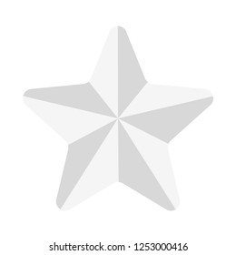 Star icon vector. Classic rank isolated. Trendy flat favorite design. Star web site pictogram, mobile app. Logo illustration. Eps10