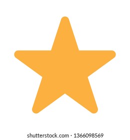 Star icon vector. Classic rank isolated. Trendy flat favorite design. Star web site pictogram, mobile app. Logo illustration. Eps10