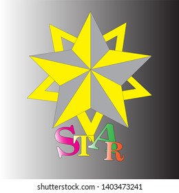 Star icon vector. Classic rank isolated. Trendy flat favorite design. Star web site pictogram, mobile app. Logo illustration