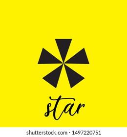 Star icon vector. Classic rank isolated. Trendy flat favorite design. Star web site pictogram, mobile app. Logo illustration. Eps10