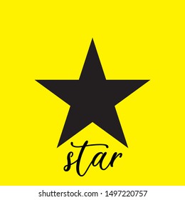 Star icon vector. Classic rank isolated. Trendy flat favorite design. Star web site pictogram, mobile app. Logo illustration. Eps10