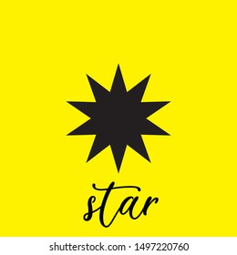 Star icon vector. Classic rank isolated. Trendy flat favorite design. Star web site pictogram, mobile app. Logo illustration. Eps10