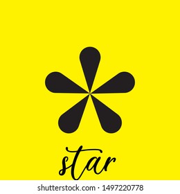 Star icon vector. Classic rank isolated. Trendy flat favorite design. Star web site pictogram, mobile app. Logo illustration. Eps10