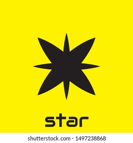 Star icon vector. Classic rank isolated. Trendy flat favorite design. Star web site pictogram, mobile app. Logo illustration. Eps10