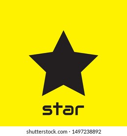 Star icon vector. Classic rank isolated. Trendy flat favorite design. Star web site pictogram, mobile app. Logo illustration. Eps10