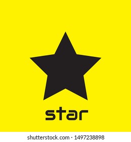 Star icon vector. Classic rank isolated. Trendy flat favorite design. Star web site pictogram, mobile app. Logo illustration. Eps10