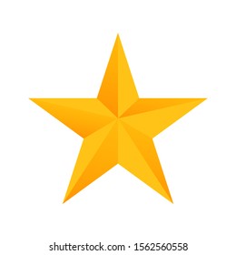 Star icon vector. Classic rank isolated. Trendy flat favorite design. Star web site pictogram, mobile app. Logo illustration. Eps10.