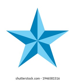 Vector de icono de estrella. Clásico rango aislado. Diseño favorito de moda y plano.