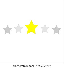 Star icon vector. Classic rank isolated. Trendy flat favorite design. Logo illustration. Eps10.