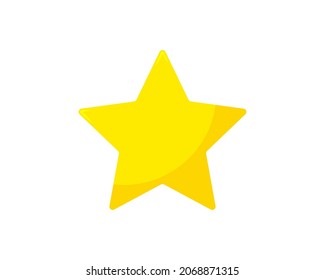 Sternsymbol, Vektorgrafik. Klassischer Rang einzeln. Trendy flaches Lieblingsdesign. Star-Website-Piktogramm, mobile App. Logo-Illustration. EPS10