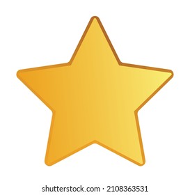 Vector de icono de estrella. Clásico rango aislado.  aplicación móvil. Ilustración del logotipo.  vector Eps10.