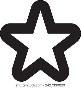 Star icon vector. Classic rank isolated. Trendy flat favorite design.