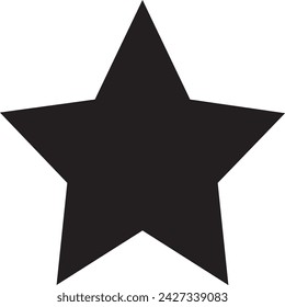 Star icon vector. Classic rank isolated. Trendy flat favorite design.