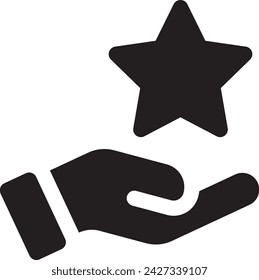 Star icon vector. Classic rank isolated. Trendy flat favorite design.