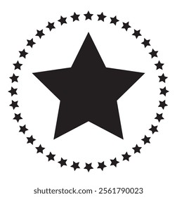 Star icon vector. Classic rank isolated. Trendy flat favorite design. Star web site pictogram, mobile app. Logo illustration. Eps10.