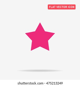 Star icon. Vector concept illustration for design.
