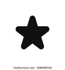 Star icon vector. cute star