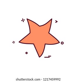 star icon vector design