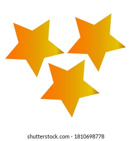 Ilustración de diseño de vectores de icono de estrella