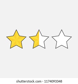 Star icon vector design isolated