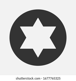 star icon vector design template on background