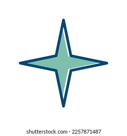 star icon vector design template in white background