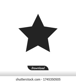 Pos vectoriales de icono de estrella 10