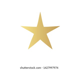 Star Icon vector eps10. Simple flat symbol. Star flat design  web site, mobile app, logo on white background.  illustration - Vector 