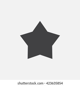 Star icon vector, favorite solid logo illustration, pictogram isolated on white