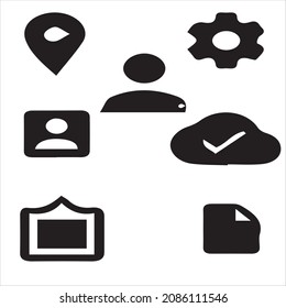 star icon vector file round shape 