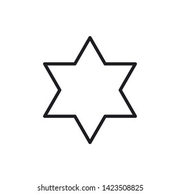 star icon vector flat design
