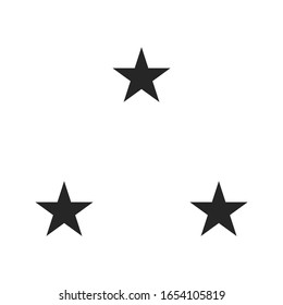 star icon vector flat design on white background
